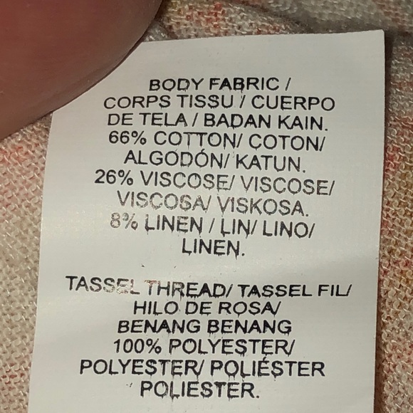 Lucky Brand sleeveless tassel front blouse Size S - Picture 5 of 5